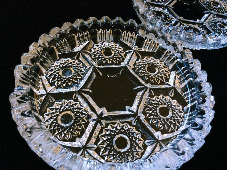 Italian Diamond Coasters Crystal Glass Coasters Sunburst | Etsy