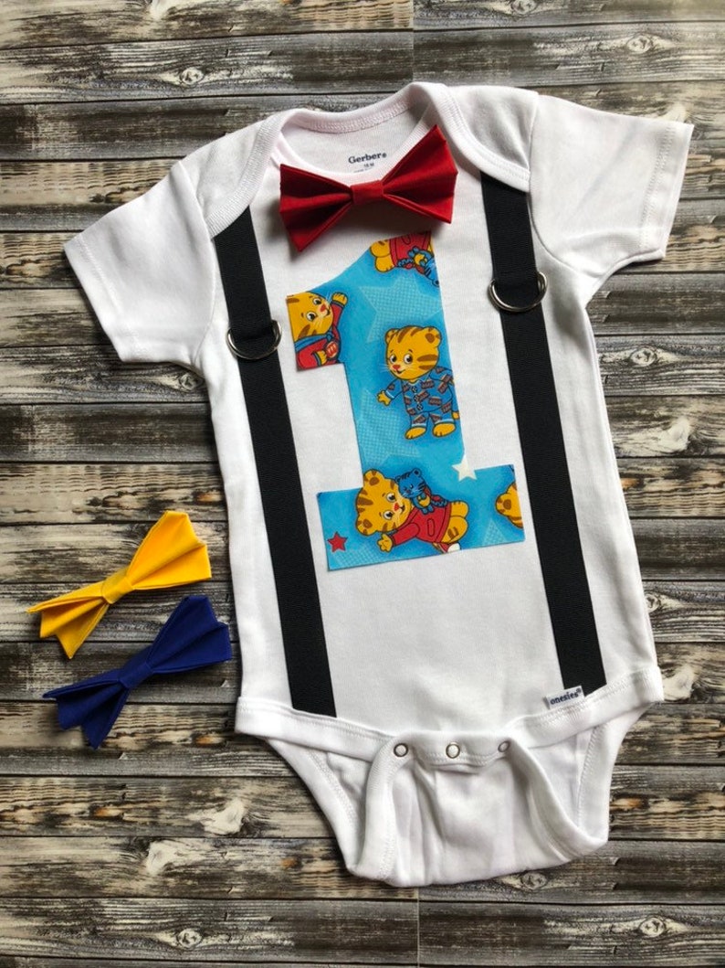 daniel tiger first birthday outfit