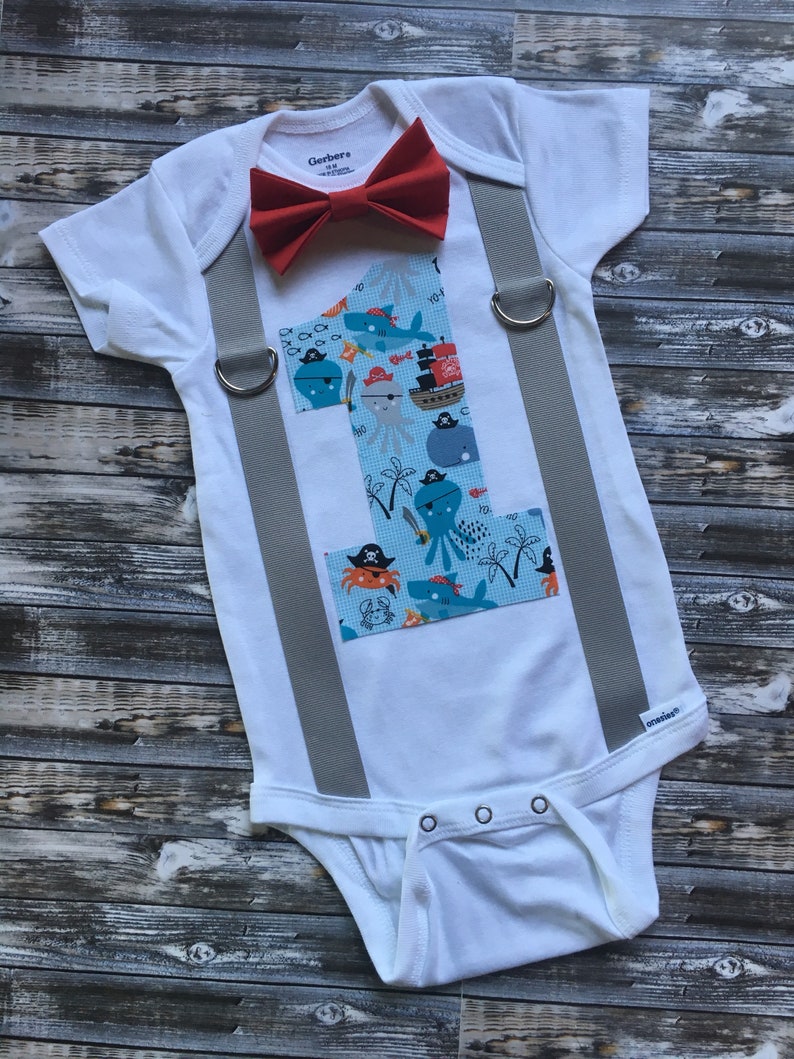 under the sea first birthday outfit boy