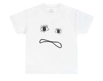 Oh no!  | Face drawing line art T-Shirt