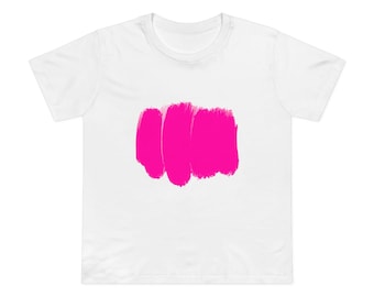 Pink Brushstroke Tee | Ships from Australia