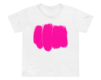 Pink Brushstroke Tee | Ships from US