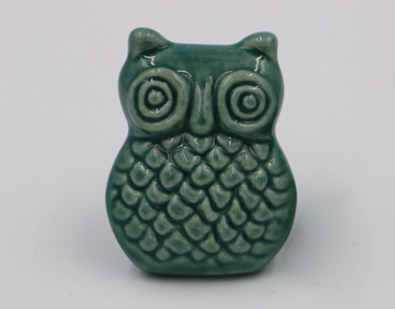 Mediterranean Style Animal Decor Knob Furniture Accessories Owls