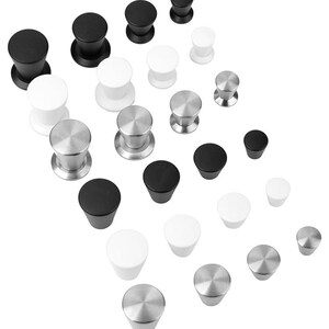 Einzelloch Schrank Knopf und ziehen solide Metall Schublade | Etsy