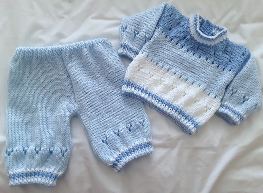 Knitted Baby Sweater & Leggings, Toddler Sweater, Gender Neutral Outfit