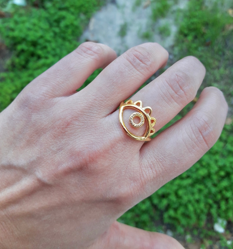 real gold evil eye jewelry