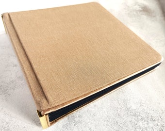 Scrapbook "Beige", album fotografico fatto a mano