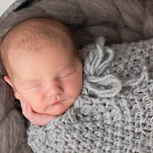 Newborn Knitting PATTERN - Newborn  reborn Snuggle Swaddle sack - Instand Download PDF - Photography Prop   knit Swaddleme Sack