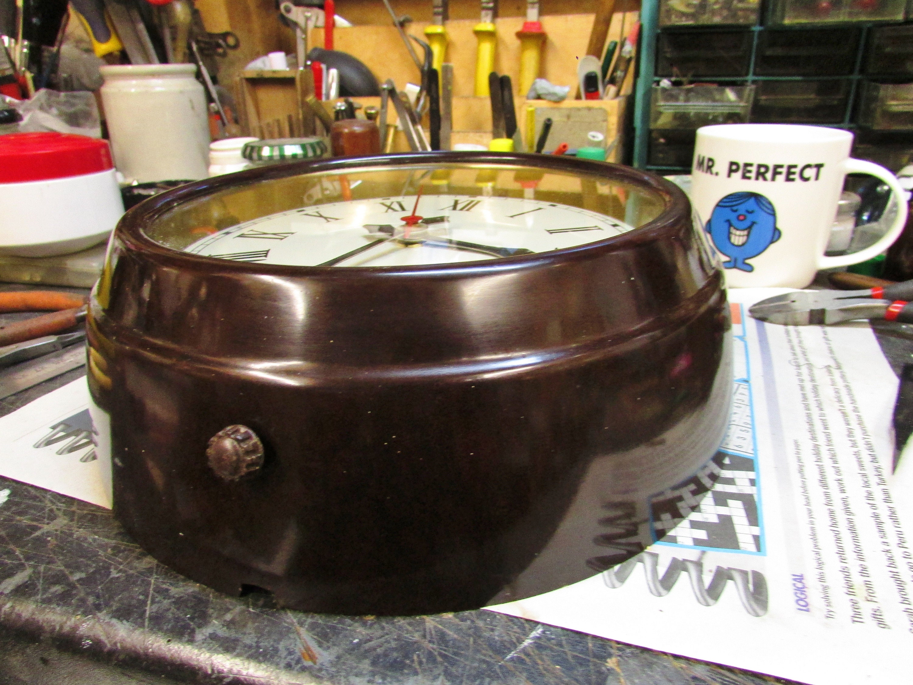 1930s Vintage Electric Industrial Wall Clock Etsy UK