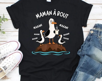 Funny sweater, silly seagulls, birds calling for mom, gift for moms, mom at her wit's end