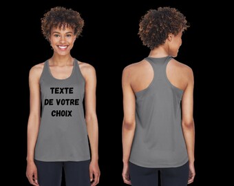 100% Polyester Moisture Management and UV Protection Performance Tank Top