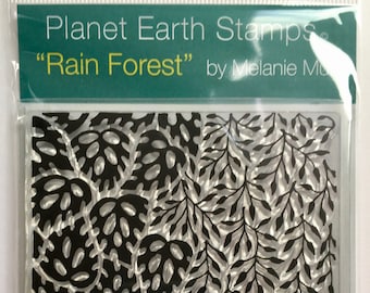 NEW Planet Earth Organic Texture Stamp/Sheet - 'RAIN FOREST'