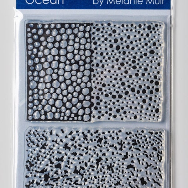 Organic Texture Stamp/Sheet - 'OCEAN'