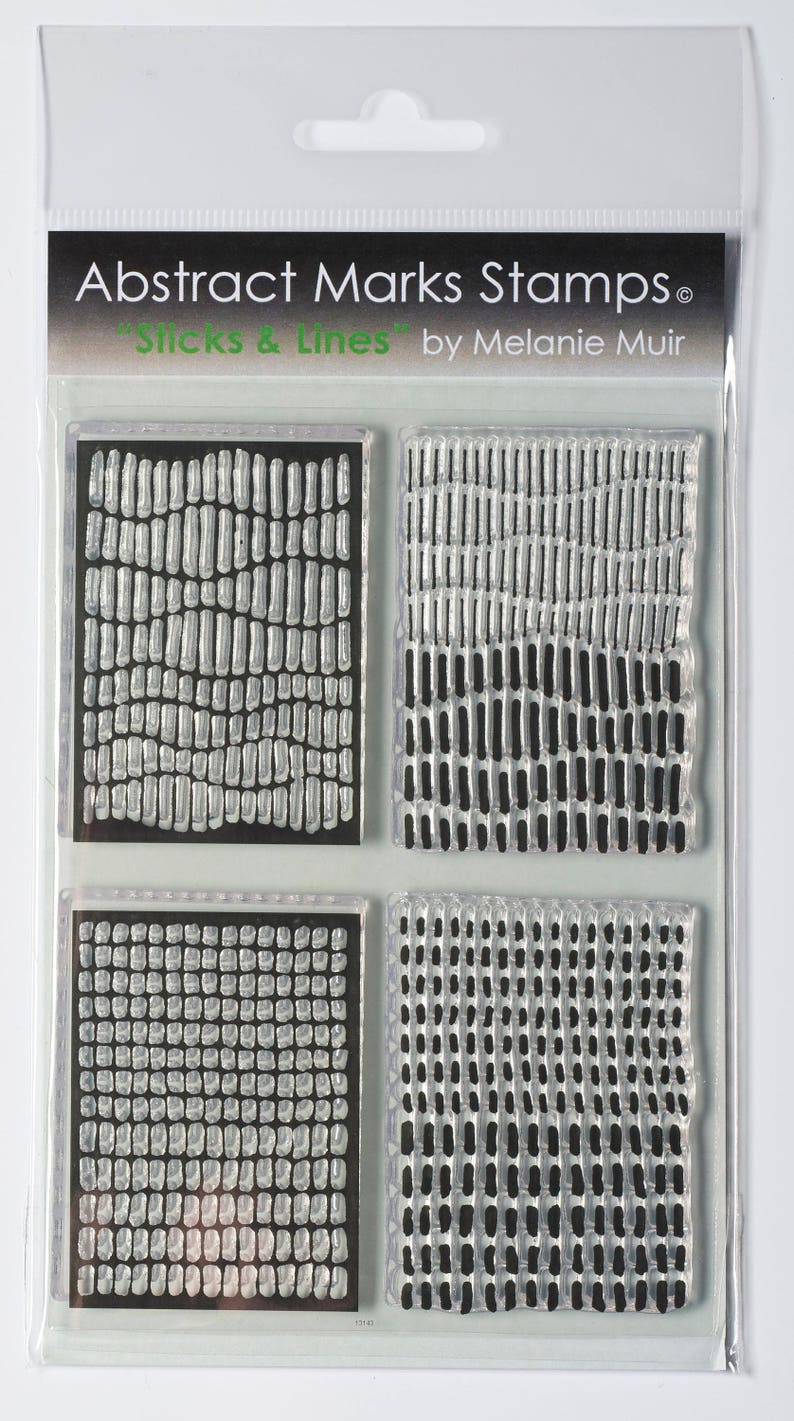 Texture Stamp/Sheet 'Abstract Marks' 'STICKS & Etsy