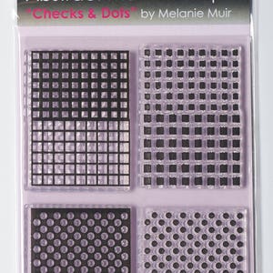 Texture Stamp/Sheet - 'Abstract Marks' - 'CHECKS & DOTS'