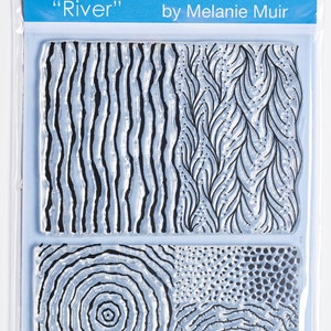 Organic Texture Stamp/Sheet - 'RIVER'