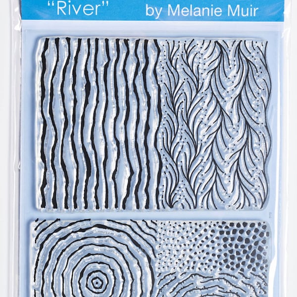 Organic Texture Stamp/Sheet - 'RIVER'