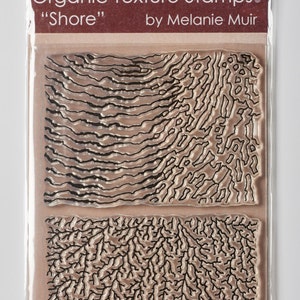 Organic Texture Stempel/Schablonenfolie - 'SHORE'
