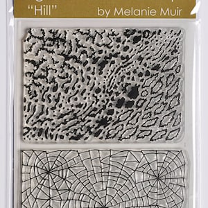 Tampon/feuille de texture organique - « HILL »