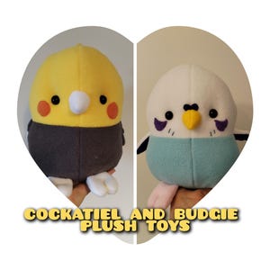 Cockatiel or Budgie plush bird toys
