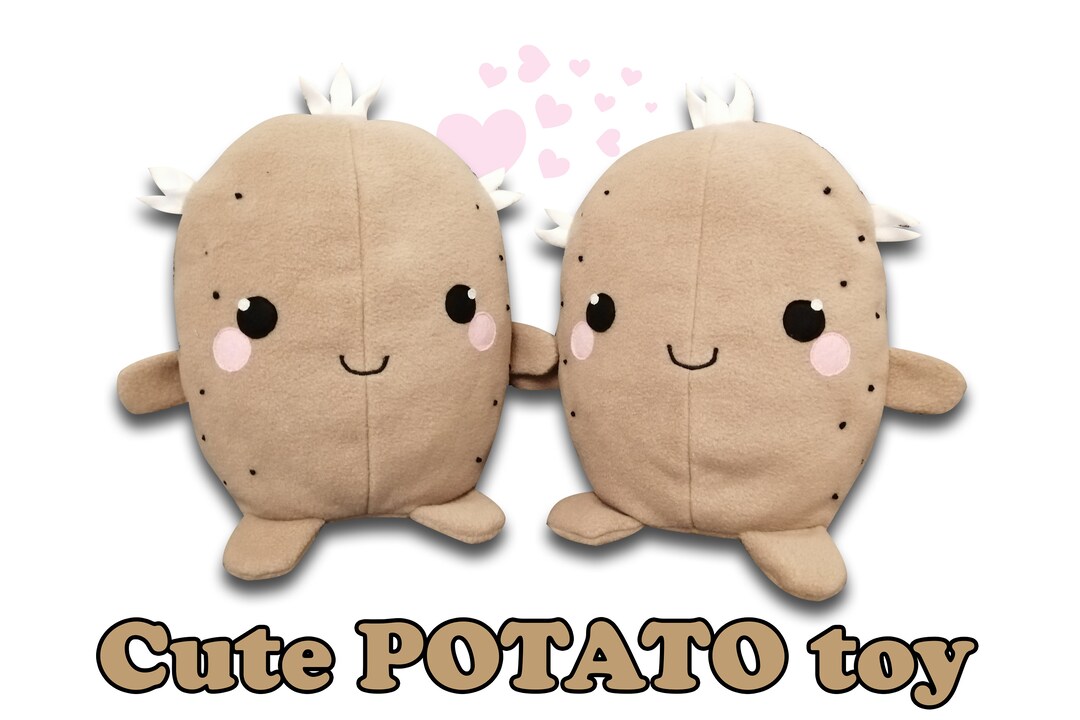 Cute Potato Toy or Sewing Kit Squishmallow Style Soft Toy Etsy