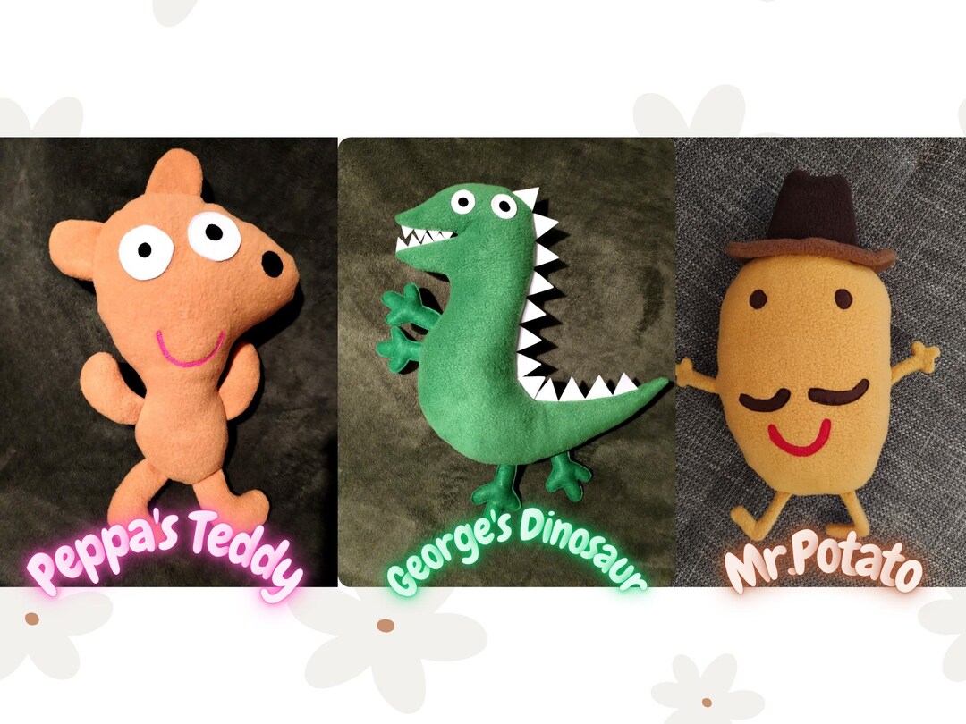 Peppa Pig Teddy's Day Out Peppa Pig, Dinosaur, Teddy Bear