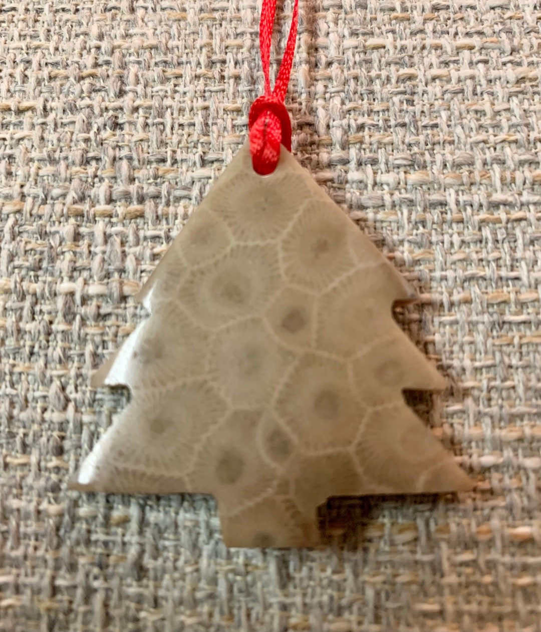Petoskey Stone Christmas Tree Ornament Etsy