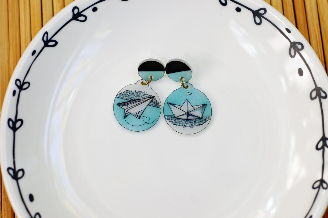 Pendientes De Barco De Vela De Plata De Ley 925, Pendientes Náuticos, Joyas De Océano, Velero, Capitán, Marinero, Inspiradores, Regalos De Cumpleaños