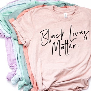 Black Lives Matter, BLM Shirt, George Floyd Protest Shirt, I Can&#39;t Breathe TShirt, Civil Rights Protest Shirt, Black History Tee - Item 006