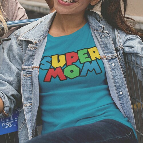 Mario Mom Tshirt Matching Family T Shirts Funny Family Etsy