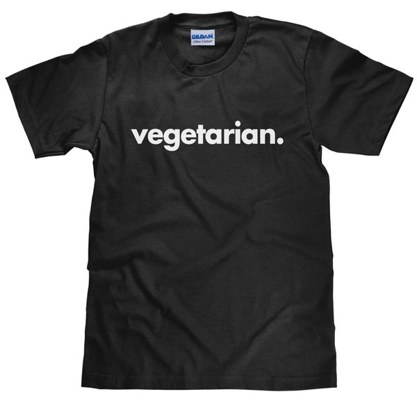 Vegetarian T Shirt - Veggie Lover Tee Shirt - Unisex Vegetarian T Shirt - Item 2227