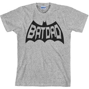 Koszulka dla taty, koszulka Batdad, koszulka Batdad, prezent na dzień ojca, koszulka na dzień ojca, dzień ojca, Batdad, koszulka dla taty - pozycja 3630 - czarny atrament