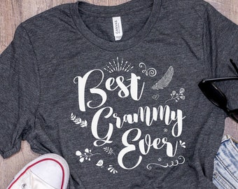 Grammy, Grammy Gift, Grammy Shirt, Grammy T Shirt, Gift for Grammy, Grammy TShirt, Grammy Tee, Pregnancy Reveal, Bella Canvas - Item 3617