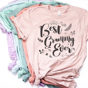 Grammy Shirt, Grammy T Shirt, Grammy Gift, Gift for Grammy, Grammy TShirt, Grammy Tee, Pregnancy Reveal, Grammy, Bella Canvas - Item 3617
