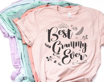 Grammy Shirt, Grammy T Shirt, Grammy Gift, Gift for Grammy, Grammy TShirt, Grammy Tee, Pregnancy Reveal, Grammy, Bella Canvas - Item 3617