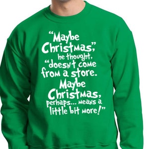 Adult Christmas Sweatshirt - The Meaning of Christmas - Unisex Christmas Sweatshirt - Item 2707