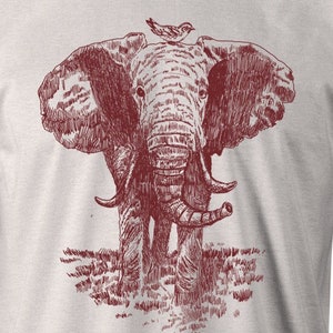 Elephant Shirt, Elephant Lovers T Shirt, Funny Animal Shirt, Soft Elephant Shirt, American Apparel Unisex T Shirt - Item 1332