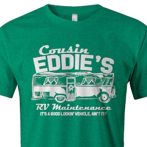 Cousin Eddie RV TShirt, Christmas TShirt, Christmas Party Shirt, Christmas Morning, American Apparel Poly Cotton Unisex Tee -Item 2706