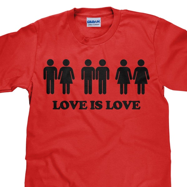 Love is Love T Shirt - Marriage Equality - Love Wins Men's T Shirt - Item 1803