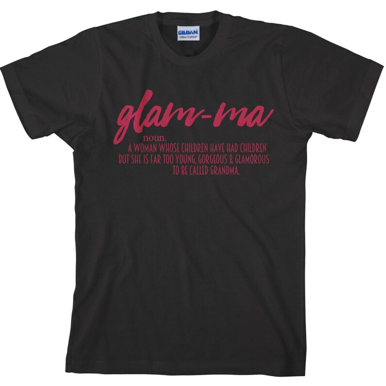 Glam - Ma Cool Grandma T Shirt - Grandma Mother's Day Unisex Cotton T ...