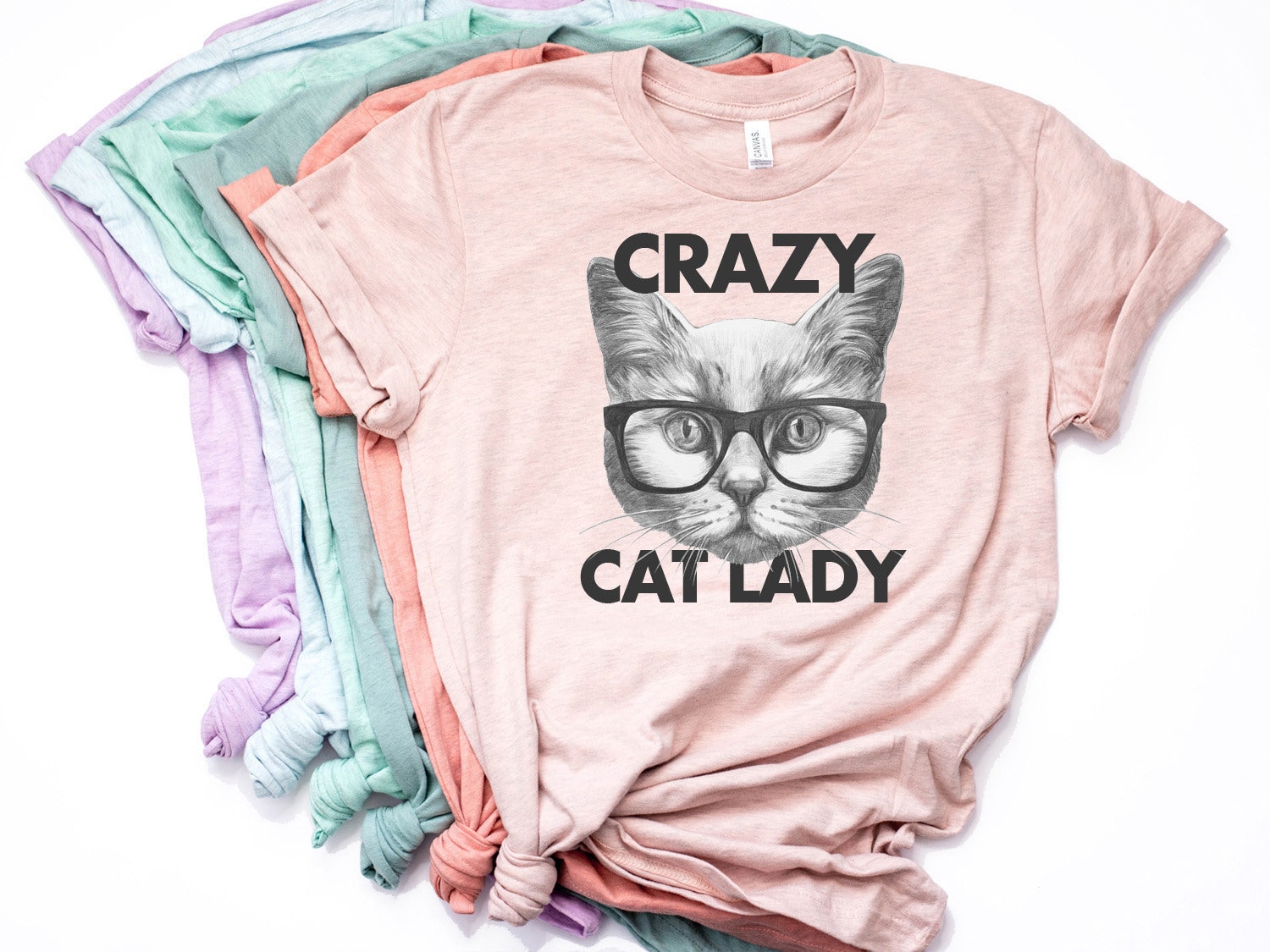 Funny Cat Shirt Crazy Cat Lady Cat Rescue Cat Shirt Cat T Etsy