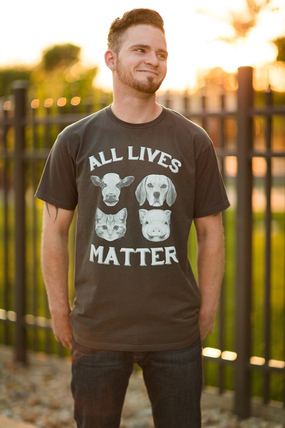 Animal Lives Matter T-Shirt Vegan Gift Vegetarian Shirt Animal Lives Matter T-Shirt Vegan Gift Vegetarian Shirt