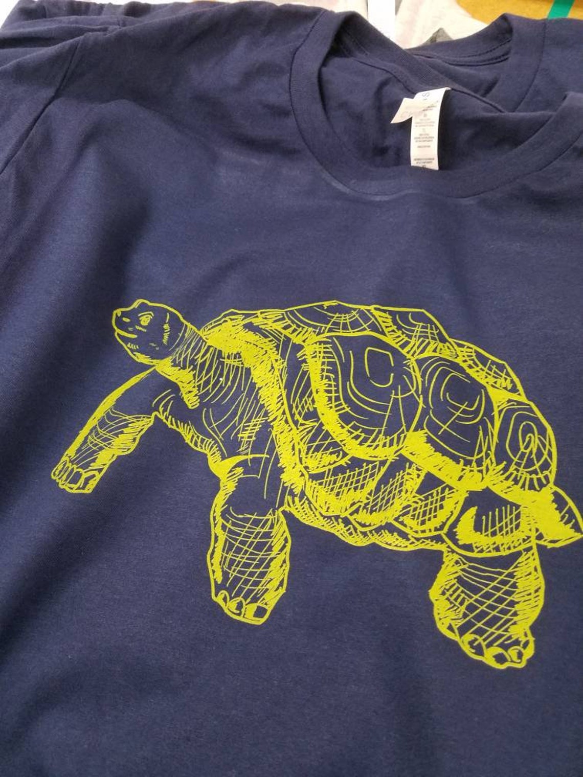 Turtle T Shirt Tortoise Tee Shirt Land Turtle Tee Soft | Etsy