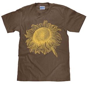 Sunflower Tee Shirt - Women's Sunflower T Shirt - Item 2071