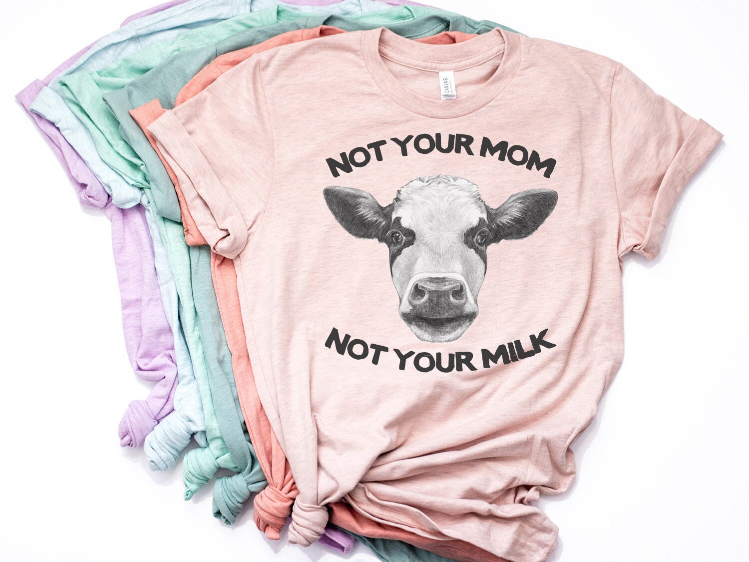 Vegan Shirt Vegan Birthday Gift Funny Vegan Vegetarian Gift Vegan Gift Not Your Mom Not Your Milk Shirt Vegan Gift For Women