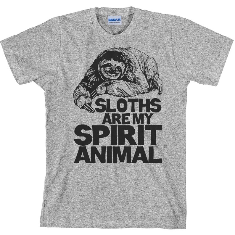 Sloth Shirt For Women - Cute Animal Face Graphic Tee, Casual Short Sleeve T-Shirt For Camping & Yoga