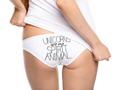 Funny Panties, Unicorn Gift, Gift for Her, Teen Panties, Teen Gift,  Unicorns Are My Spirit Animal, American Apparel Panty Item 2214 -   Sweden