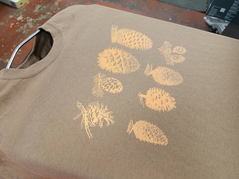 トップス rosymonster pinecone tops Unisex Pine Cone T Shirt - Nature T Shirt - Item 1949 - Etsy