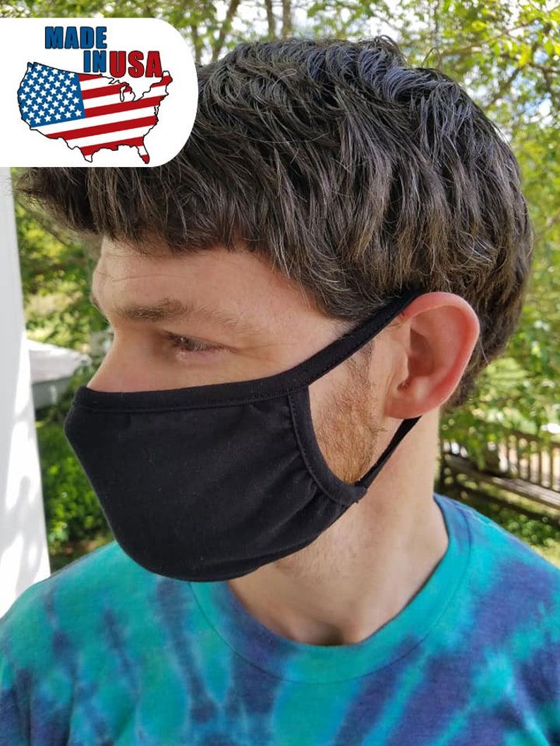 Wholesale Bulk Face Masks Black Face Masks Reusable Cotton Etsy