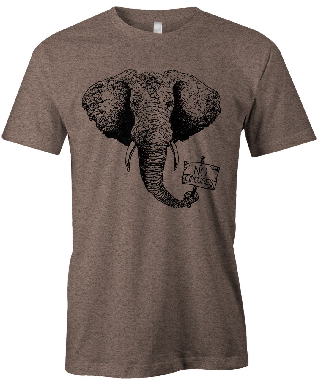 Anti Circus Shirt Elephant No Circuses T Shirt Elephant | Etsy